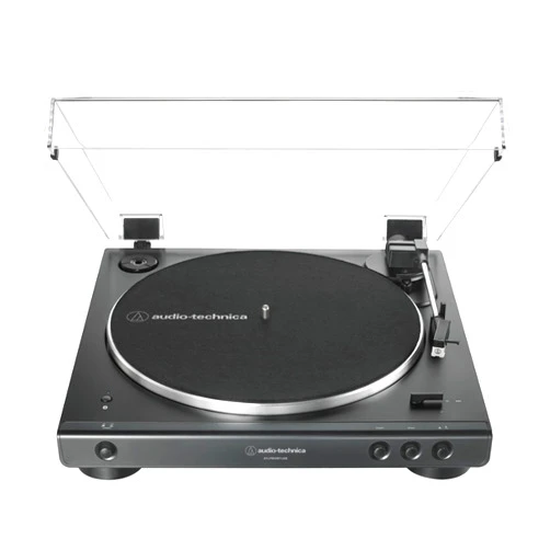 Audio-Technica AT-LP60XBT-USB-BK Fully Automatic Belt-Drive Stereo Turntable with Bluetooth and USB
