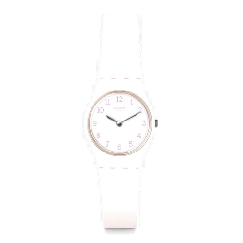Swatch Women Casual Pink Watch Plastic Quartz Pinkbelle