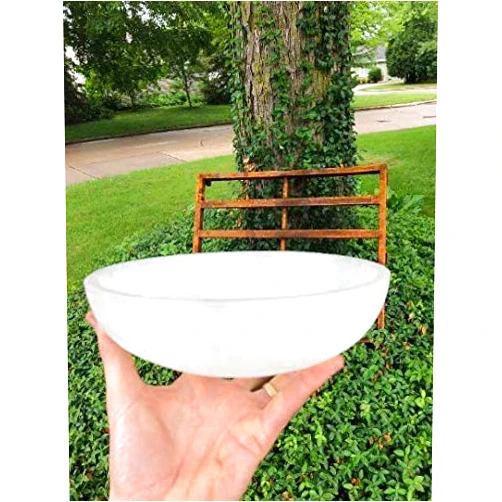 CrystalsAhoy Large Selenite Bowl, XL 5.5