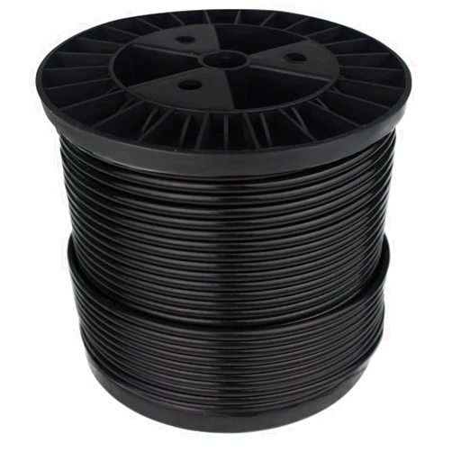 FOLUXING 300FT Black Vinyl Coated Wire Rope, Black Aircraft Cable, 1/8