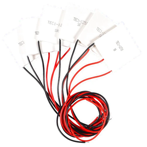UMLIFE 6pcs TEC1-12710 12V 10A 92W 40MMX40MM Heatsink Thermoelectric Cooler Cooling Peltier Plate Module