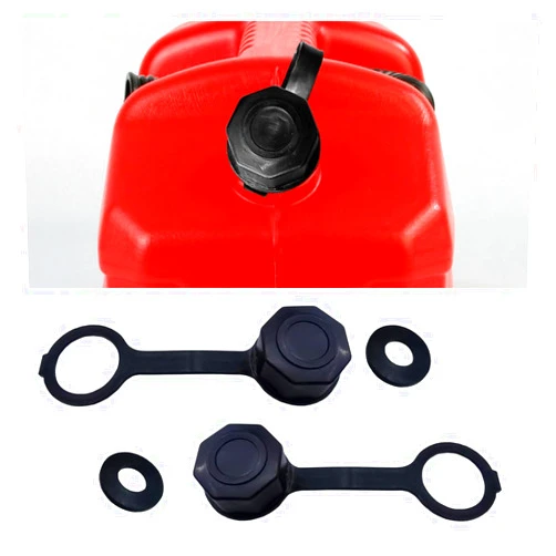 LAINLOY 2 PCS Gas Can Caps, Rear Vent Screw Caps with Sealing O-Ring Gasket, Leakproof Car Gas Can Vent Caps, Fuel Can Cap Replacement, Car Accessories for Most Diesel Kerosene Fuel Jugs