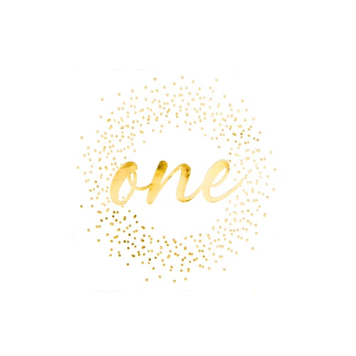 Jollity & Co Party Boutique Jollity & Co Party Supplies | Gold Onederland Cocktail Napkins | Great For Milestone Events and 1st Birthday Decorations | Paper, 20 Pack