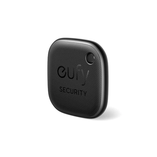 eufy Security by Anker SmartTrack Link (Black, 1-Pack), Android not Supported, Works with Apple Find My (iOS only), Key Finder, Bluetooth Tracker for Earbuds and Luggage, Phone Finder, Water Resistant