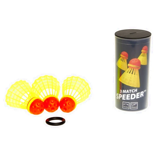 Speedminton Match Speeder 3Pk Speeder Tube Birdies for Outdoor Games Speed ​​Badminton/Crossminton