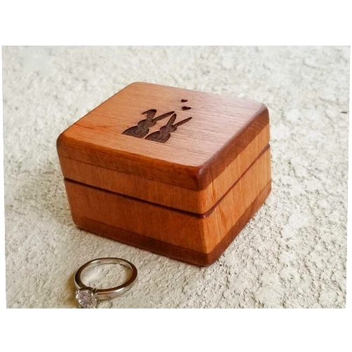 Simplycoolgifts Engagement ring box, wedding ring box, love bunnies, rabbits, ring box, woodland wedding, engagement ring box handmade by Simplycoolgifts, Valentine's day gift