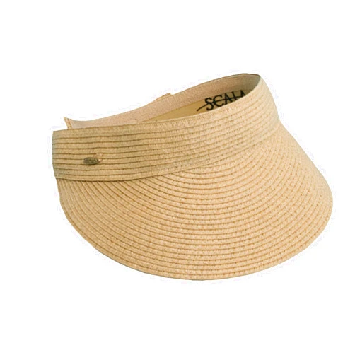 Scala Women's Paper Braid Visor