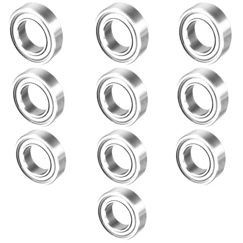 uxcell 10pcs MR148ZZ 8mmx14mmx4mm Double Shielded Miniature Deep Groove Ball Bearing