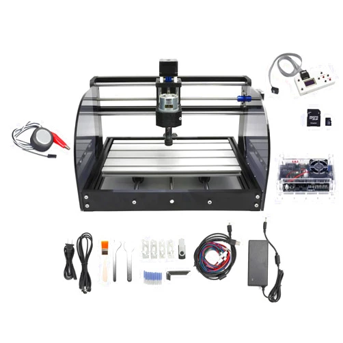 CNCTOPBAOS CNC 3018-PRO-MAX 3 Axis Desktop DIY Mini Wood Router Kit PCB PVC Milling Engraver Engraving Carving Machine GRBL Control with Offline Controller with Touch Probe
