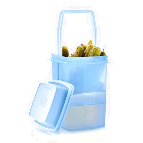 New Tupperware Tupperware Large Square Pick A Deli Pickle Keeper Container 8 Cup / 2L in Sheer Ice Cube