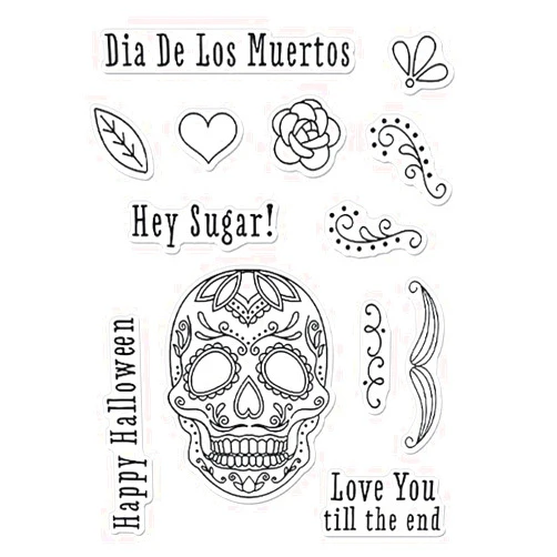 Hero Arts CM519 Clear Stamp, Halloween Icons, 3 x 4