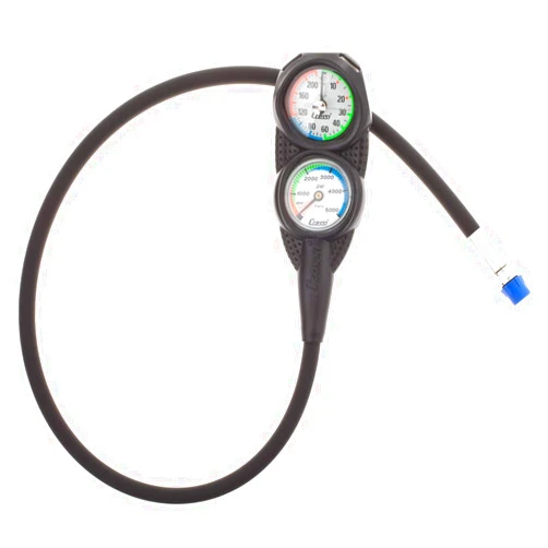 Cressi Scuba Diving Mini Console - Depth Gauge + Pressure Gauge | Mini Console PD2: made in Italy