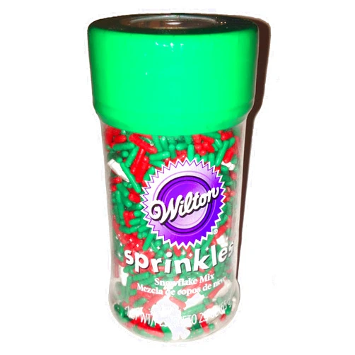 Wilton Christmas Snowflake Mix Sprinkles
