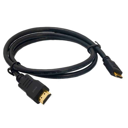 ienza Replacement HTC-100 HDMI Cable Cord, Camera to TV Monitor Display HDMI Cable, Compatible with Canon EOS Rebel SL1, SL2, T1i, T2i, T3, T3i, T4i, T5, T5i, T6, T6i, T6S, T7, T7i