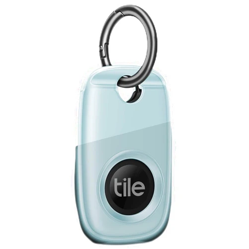 Fintie Soft Silicone Case for Tile Pro (2022), Lightweight Flexible Protective Skin Cover, Anti-Lost Scratch Resistant Holder Accessory for Tile Pro (2022) Finder Tracker - Glow Blue