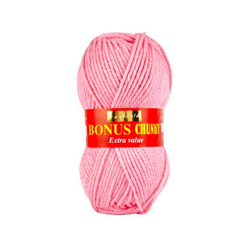 Sirdar Bonus Chunky 992 Pink Acrylic Yarn
