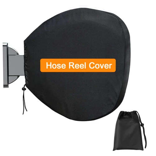 BBT BAMBOOST Garden Hose Reel Cover Retractable, Waterproof, UV Resistant, Anti-Fading, Made of 420D Heavy-Duty Oxford Cloth with Storage Function, All-Weather Protection for Water Hose Reel