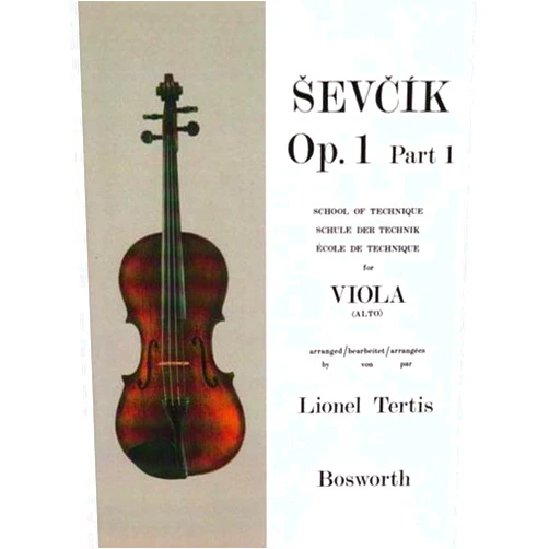 By Otakar Sevcik (Author), Lionel Tertis (Arranger) Sevcik for Viola - Opus 1, Part 1