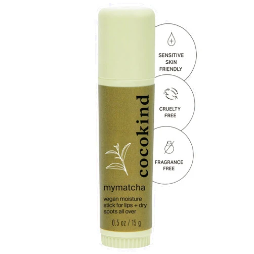 Cocokind Mymatcha All-Over Moisture Stick, Lip Balm and Eye Cream for Dry Skin 0.5 Oz