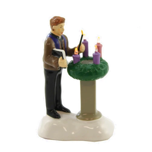 Department 56 Snow Village Advent Wreath Countdown Figurine 6007630