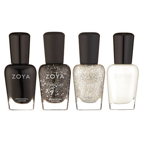 Zoya Polish Quad Nail Polish, Winter Wishes, 4 Count