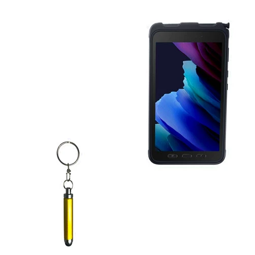 BoxWave Stylus Pen Compatible with Samsung Galaxy Tab Active 3 - Bullet Capacitive Stylus, Mini Stylus Pen with Keyring Loop for Samsung Galaxy Tab Active 3 - Bronze