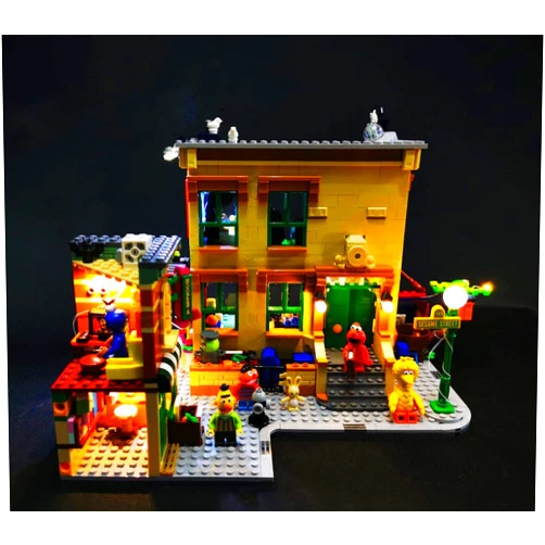 Brickled LED Lighting Kit for Lego 123 Sesame Street Ideas 21324 (Lego Set not Included)