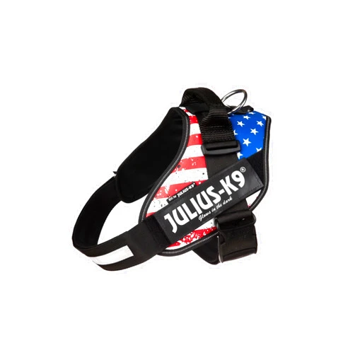 Julius-K9 IDC Powerharness, Size: XL/2, USA Flag