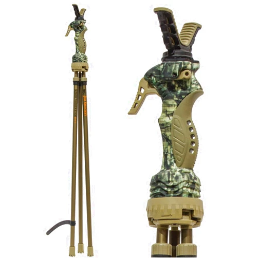 Primos Hunting Primos Trigger Stick Gen3 Shooting Stick, Adjustable Height, Quick-Detach Yoke, Durable and Lightweight, Ideal for Hunting, Shooting, and Photography