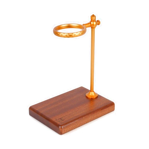 MUVNA Pour over Stand, Dripper Coffee Stand, Coffee Filter Stand, Height Adjustable Brewing Coffee Holder with Walnut Base(bronze)
