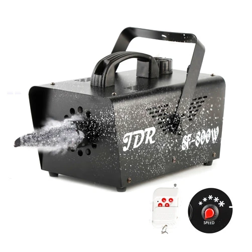 JDR 800W Snow Machine Wireless Remote Control Auto Mode Portable Foam Machine for Parties,Outdoor, Kids, Wedding, Stage Effect, indoor, Christmas,Parades Snowflake Maker, with Fuse Protection