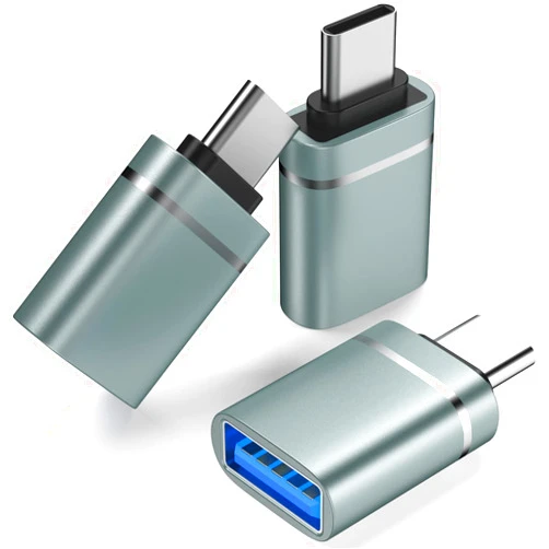 LJ zjcxin USB C to USB Adapter 3-Pack USB C Male to USB 3.0 Female Adapter Compatibllity for iMac 2021 for iPad Pro 2021 for MacBook Pro 2020 for MacBook Air 2020 and Other Type C or Thunderbolt 3 Devices gray
