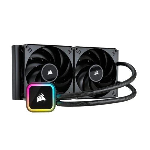 Corsair iCUE H115i RGB Elite Liquid CPU Cooler (16 Dynamic RGB LEDs, 140mm AF Elite Series FDB Fans, 280mm Radiator, iCUE Software Compatible, LGA 1700, 1200, 115X, 2066, and AM4 Sockets) Black