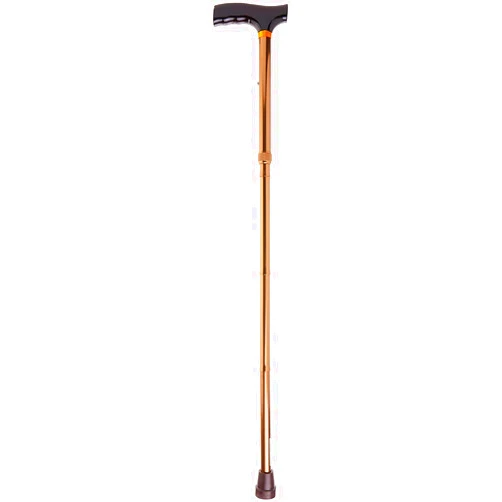 Drive Medical Designer Folding Cane with T Handle, Bronze