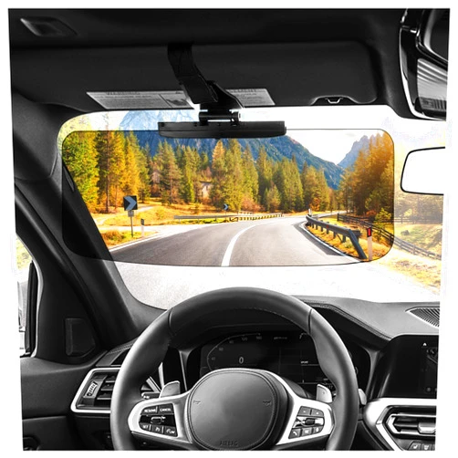 Stacool Adjustable Sun Visor for Car,Anti-Glare Sunvisor for Cars Windshield,Sun Blocker for Car Windshield Protect Eyes Driving,Universal Automotive Interior Sun Protection for Car Truck SUV