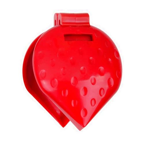 KITCHEN CROP Berry Biter - Strawberry Huller Slicer, Remove Stems and Leaves with this Strawberry Corer/Cutting Gadget