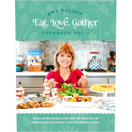 By Amy Roloff (Author), Elizabeth Sutton (Editor), Lisa Dixon (Editor), Lisa Dorn (Illustrator), Navid Sanati (Contributor) & 2 more Amy Roloff Eat, Love, Gather Cookbook (Amy Roloff Eat, Love Gather Vol 2) (Amy Roloff Eat, Love Gather Vol 1)