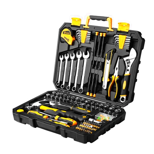DEKOPRO 158 Piece Tool Set-General Household Hand Tool Kit,Auto Repair Tool Set, with Plastic Toolbox Storage Case