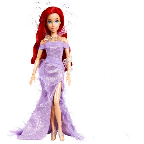 Mattel ​Disney Collector Ariel The Little Mermaid Doll with Doll Stand, Inspired by Disney Movie 35th for Kids and Collectors