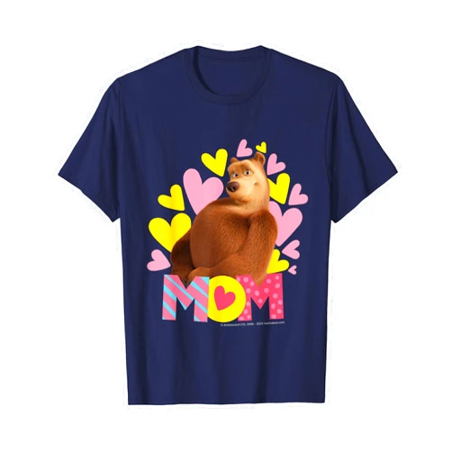 Masha and the Bear. Mom T-Shirt