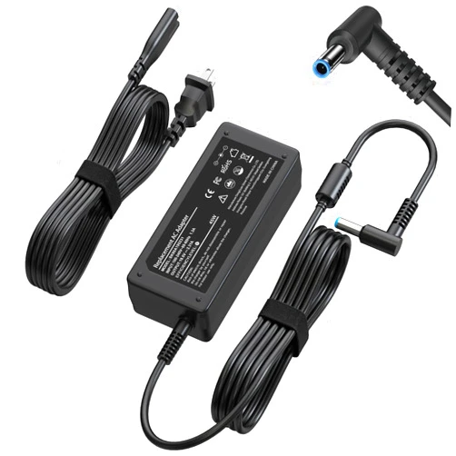 DJW 45W 19.5V 2.31A Laptop Charger for HP Stream 14 13 11, Pavilion x360 15, EliteBook 840 G3 G4, ProBook, Chromebook 11 EE - AC Adapter Power Supply Cord with Durable Blue Tip L-Shape Connector