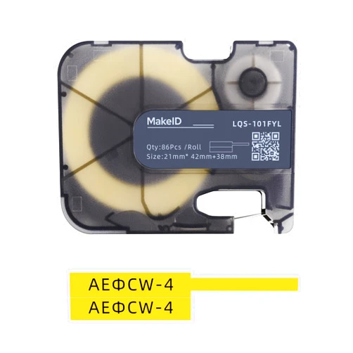 MakeID Wire and Cable P-Flag Polypropylene Labels 0.82