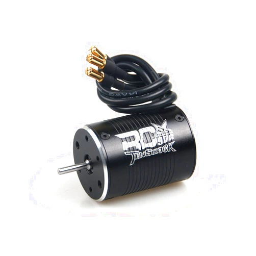 TENSHOCK RC906 1750KV 6 Pole Brushless Motor ® for 1/14 1/10 Axial Wraith Crawler Black Dia 3.175mm,Get funshobby Decal
