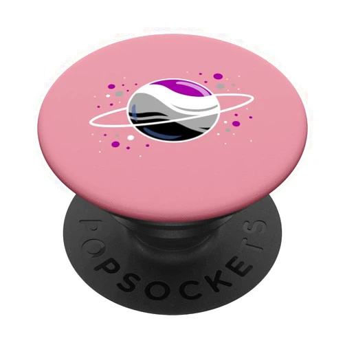 Asexual Outer Space Planet Ace Pride PopSockets Swappable PopGrip