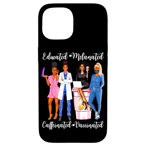Lush Nursing iPhone 15 Funny Doctor Womens Vaccination Black Nurse Nursing Student Case