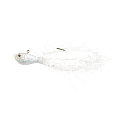 SPRO Bucktail Jig-Pack of 1, White, 3/4-Ounce