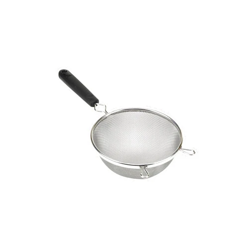 Goodcook Good Cook 6-Inch Strainer Aluminum Mesh, Medium, Black & Silver
