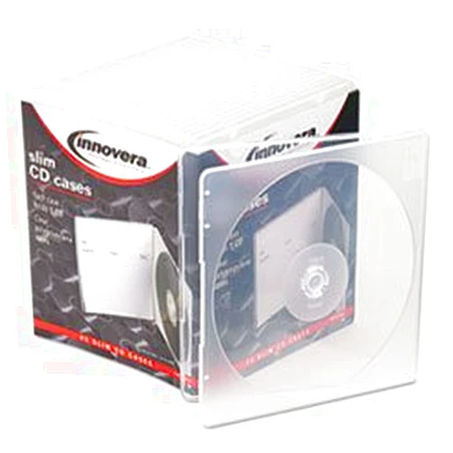IVR81900 (3 Pack Value Bundle) IVR81900 Slim CD Case, Clear, 25/Pack