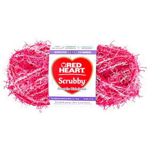 RED Heart Scrubby Yarn, Candy