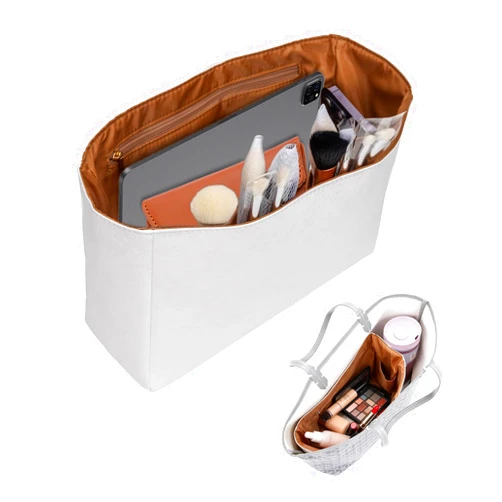Vekniqo Tote Bag Organizer Insert Compatible with Goyard,Upgraded Lightweight Dupontpaper Insert Compatible with Goyard,Waterproof,Flat Style,11.22